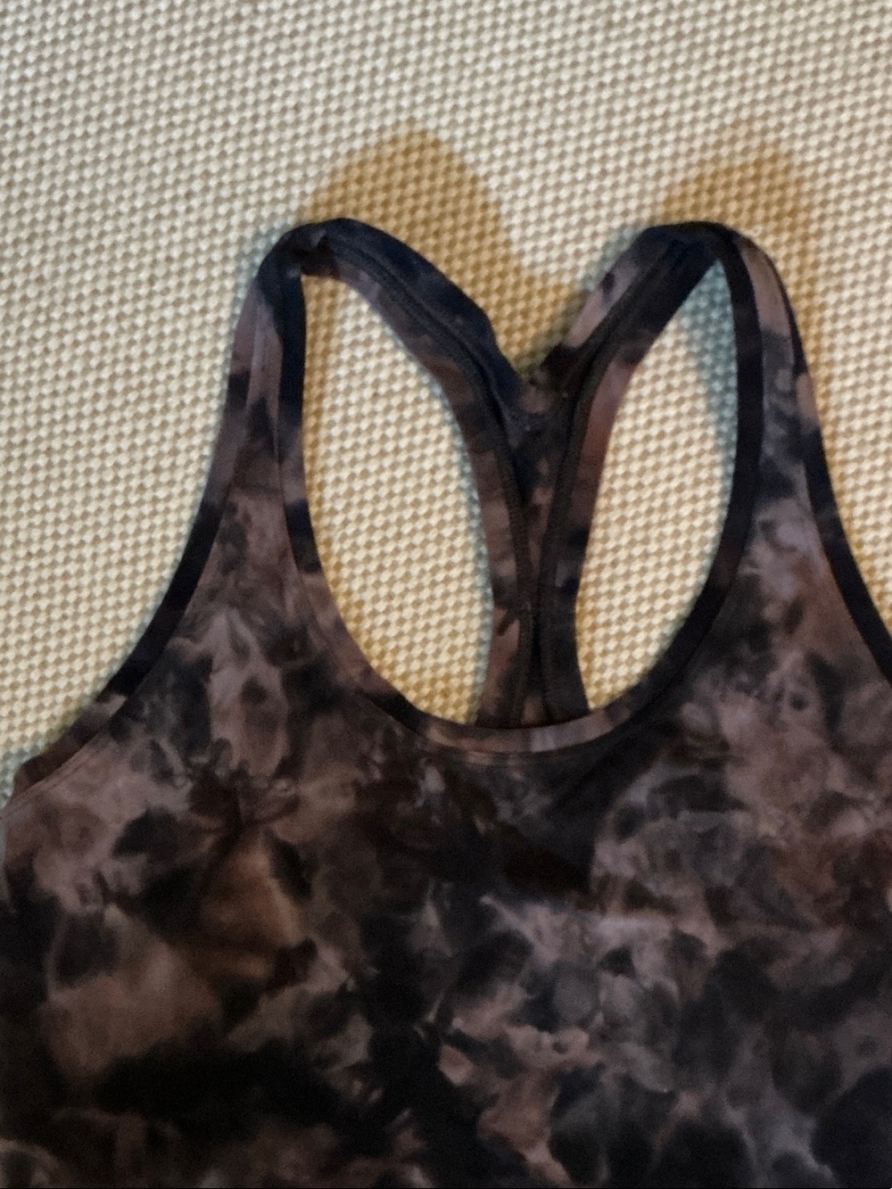 lululemon athletica Cool Racerback Tank Black, Pink & Charcoal Marble - Picture 3 of 5